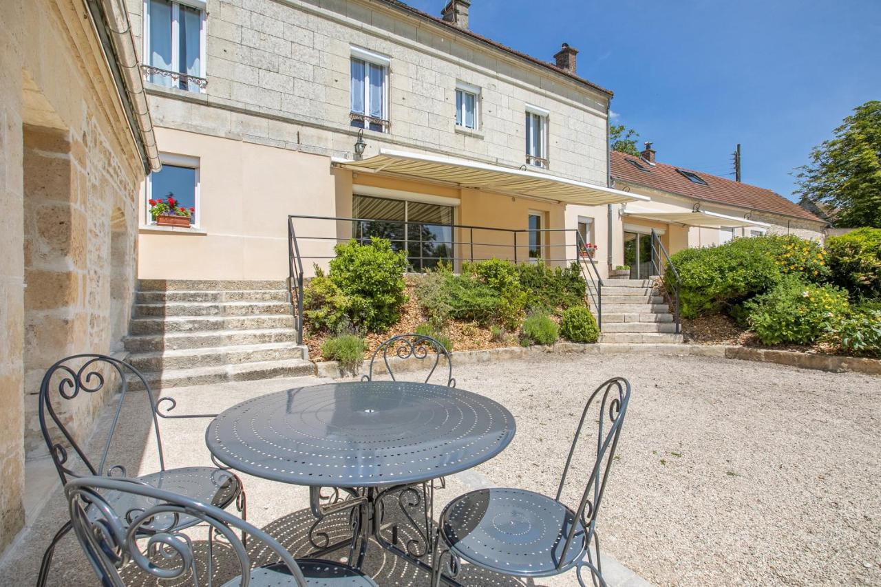 Les Ormes - Grande Maison Avec Jacuzzi Largny-sur-Automne Dış mekan fotoğraf